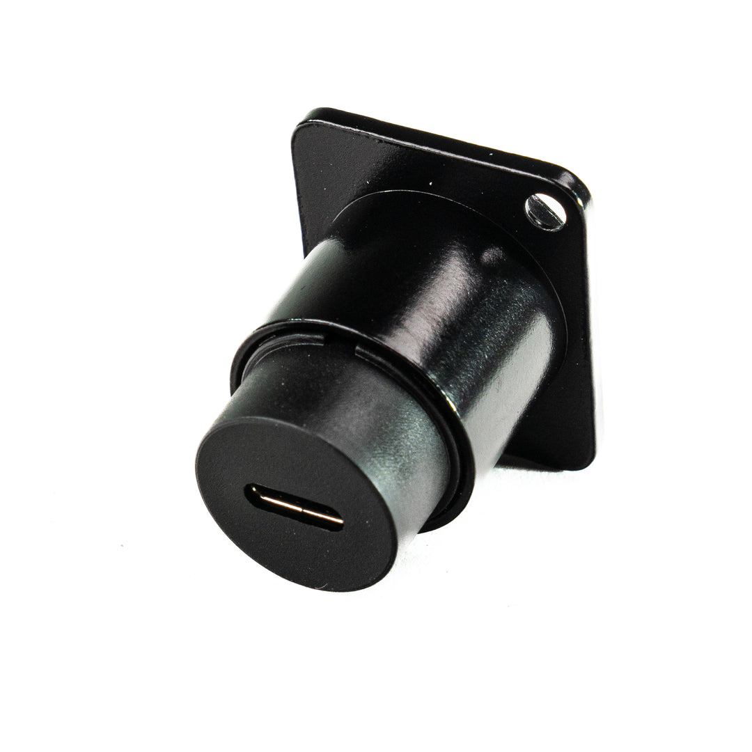 Perfex USB-C zu USB-C Chassis Stecker (Sort)