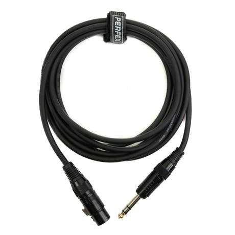 Perfex XLR Buchse auf symmetrische Klinke (3m)