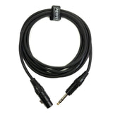 Perfex XLR Buchse auf symmetrische Klinke (3m)