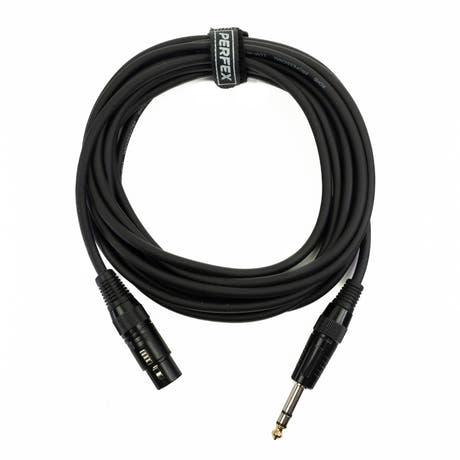 Perfex XLR Buchse auf symmetrische Klinke (5m)