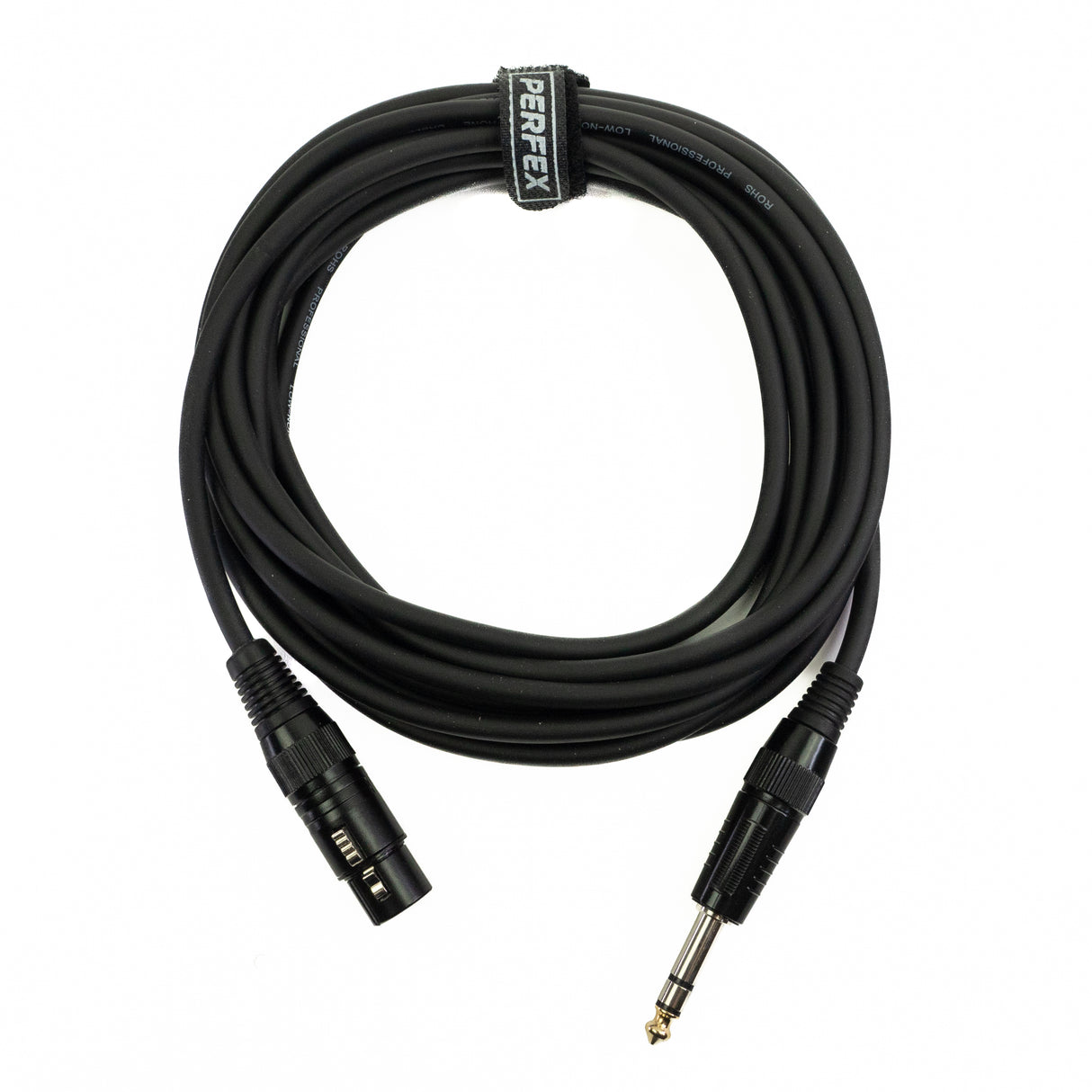 Perfex XLR Buchse auf symmetrische Klinke (5m)