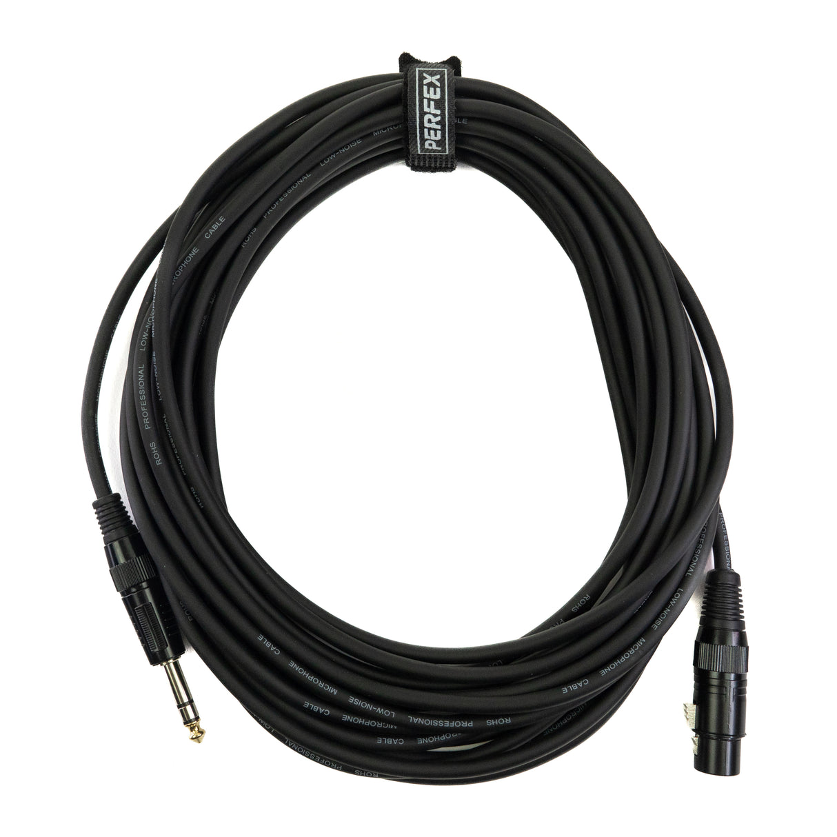 Perfex XLR Buchse auf symmetrische Klinke (10m)