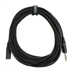 Perfex XLR Stecker auf symmetrische Klinke (10m)