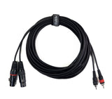 Perfex XLR Buchse auf Phono RCA Kabel (6m)