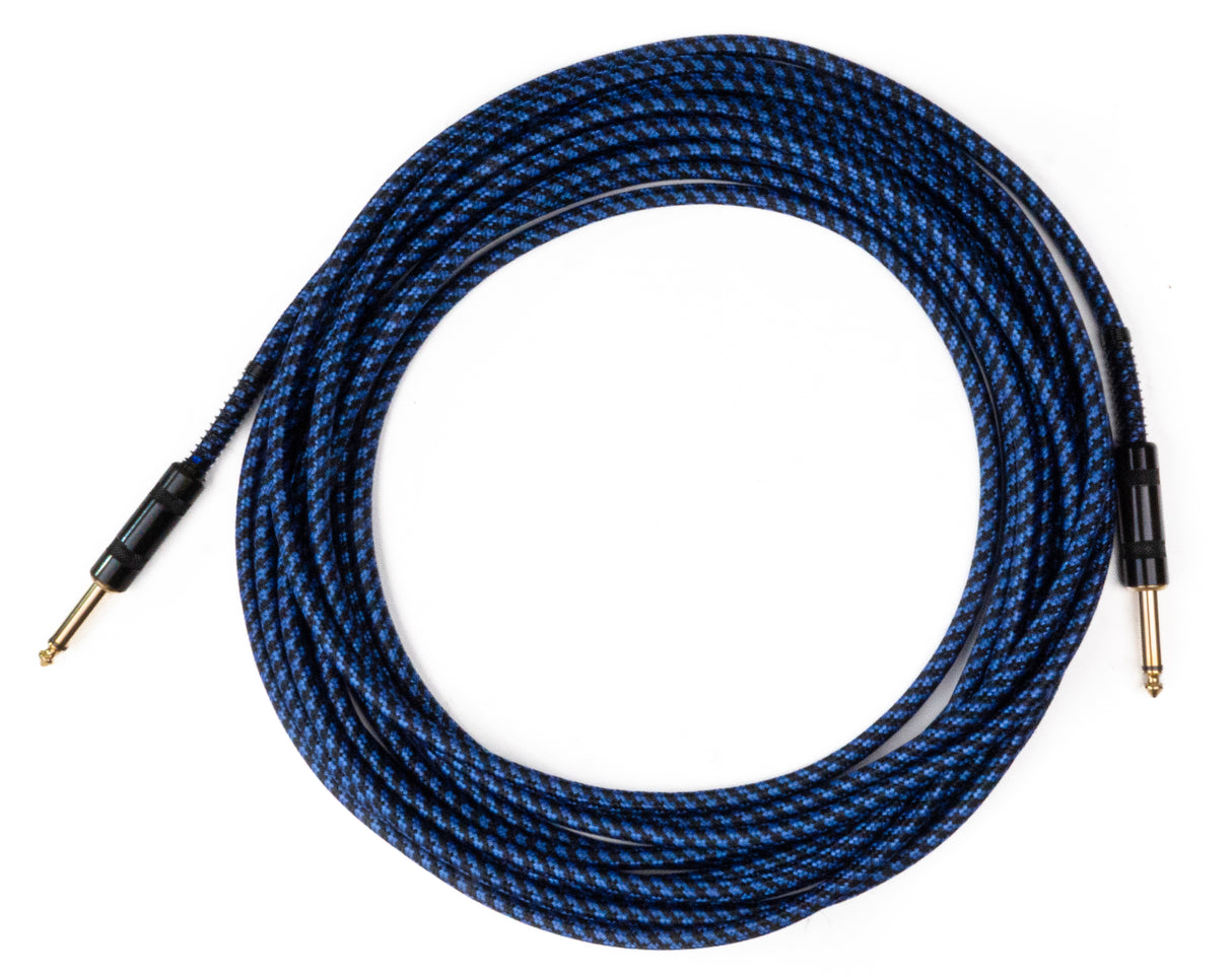 Perfex-Klinkenkabel (Schwarz/Blau) (7,5 m)