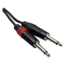 Perfex 2x Klinke auf 2x Phono RCA Kabel (6m)