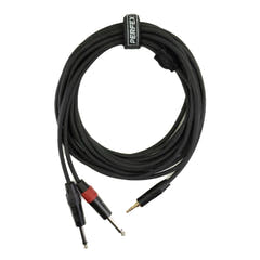 Perfex 2x Klinke auf 3,5mm Miniklinke Kabel (6m)
