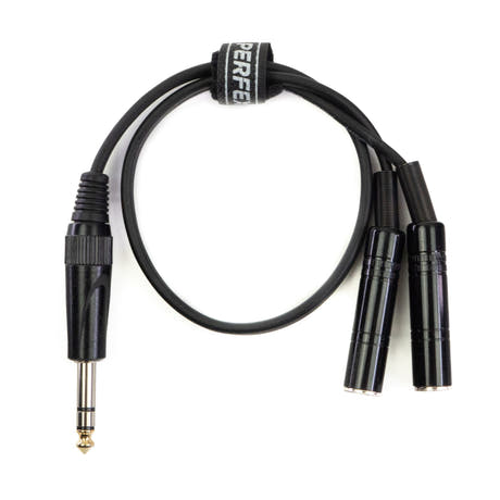 Perfex 6,3mm Kopfhörer-Splitterkabel (0,5m)
