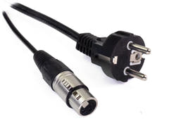 Perfex XLR & IEC Stromkabel (Audio, 5m)