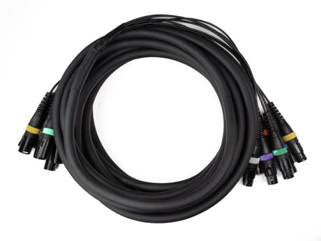 Par-8 Multicore XLR-Stecker auf XLR-Buchse (10 m)