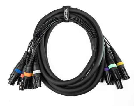 Paar-8 Multicore XLR Stecker auf XLR Buchse (5 m)