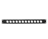 Perfex Rack Panel 1 Unit für 12 (D-Type)