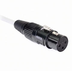 Perfex DMX Kabel 3-Pin (10m - Hvid)