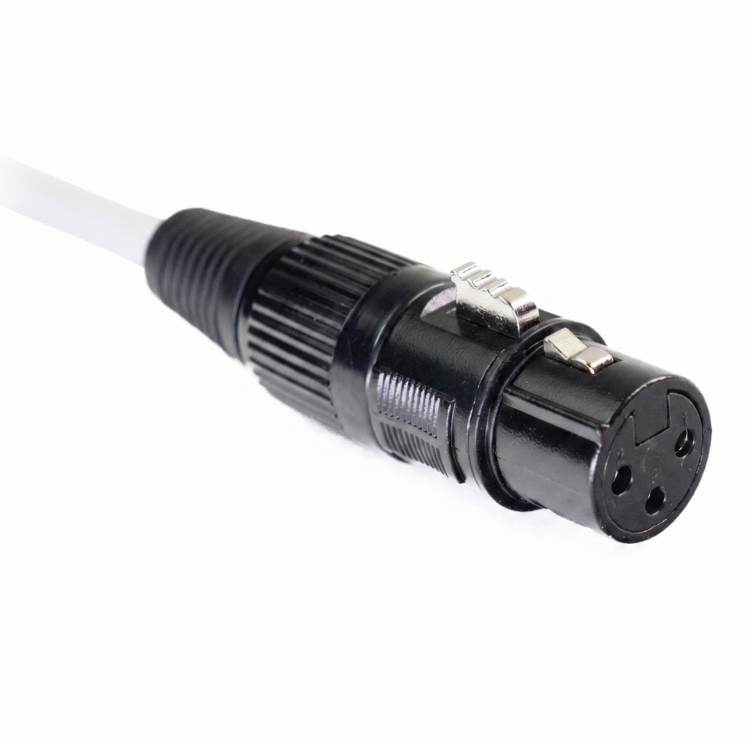 Perfex DMX Kabel 3-Pin (10m - Hvid)