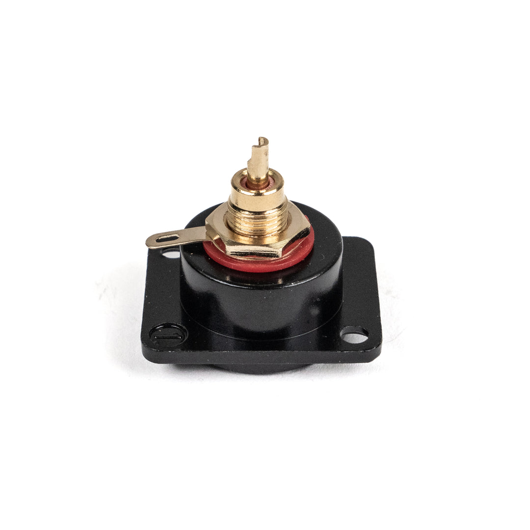 Perfex RCA Phono Female Chassis Stecker (Rot, Schwarz)