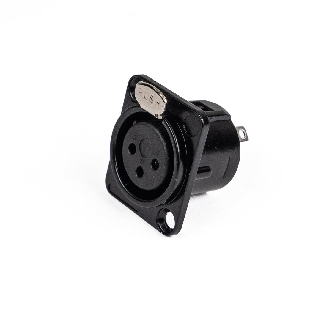 Perfex XLR Female Chassis Stecker (Schwarz)