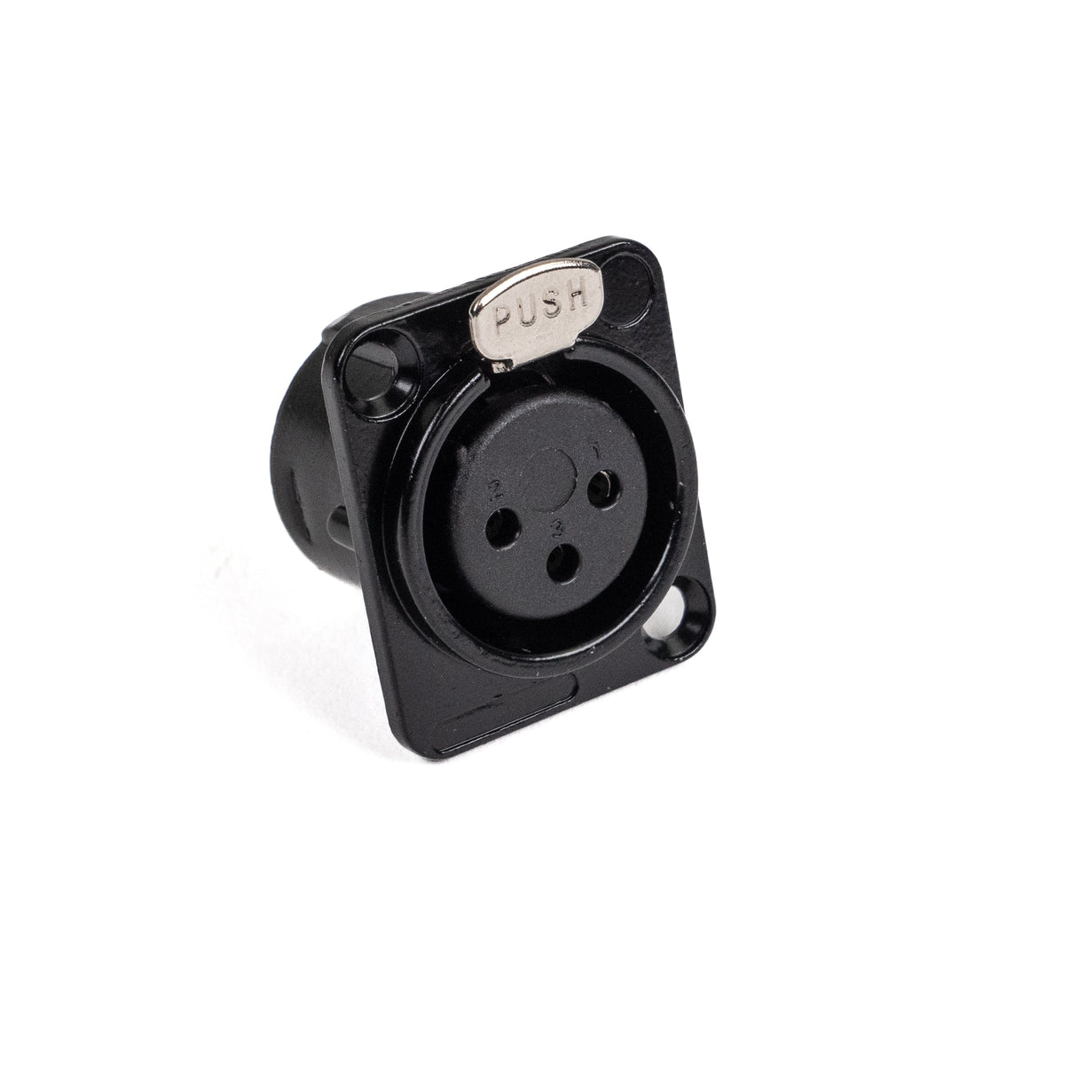 Perfex XLR-Weiblicher Chassis-Anschluss (Schwarz)