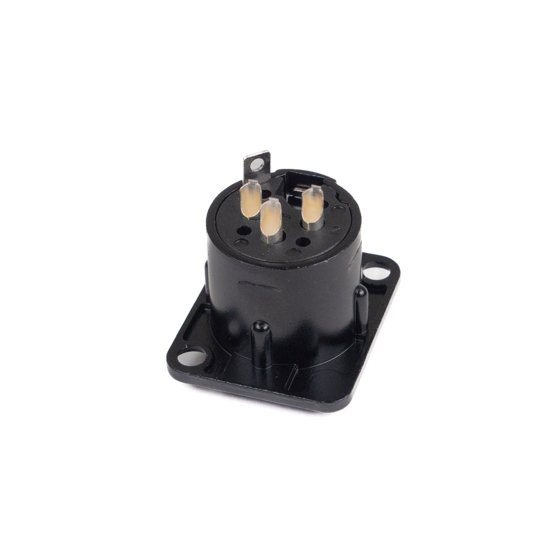 Perfex XLR Female Chassis Stecker (Schwarz)