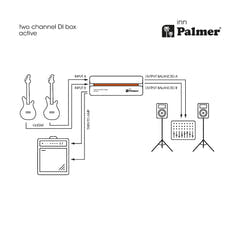 Palmer RIVER inn - Aktive 2-Kanal-DI-Box