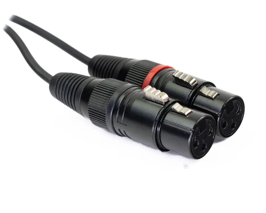 MINIJACK 3,5mm TRS Stecker auf 2x XLR Buchse (6m)