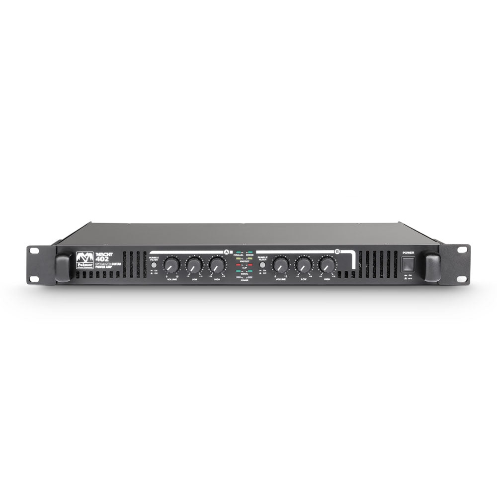 Palmer MACHT 402 - 19" Stereo-Endstufenverstärker für Gitarren