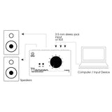 Palmer MONICON® W - Passiver monitor-controller weiß limited edition