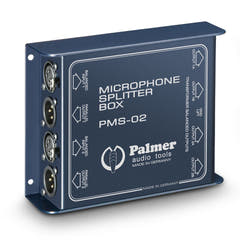 Palmer MS 02 - Mikrofon-Splitter mit zwei Kanälen