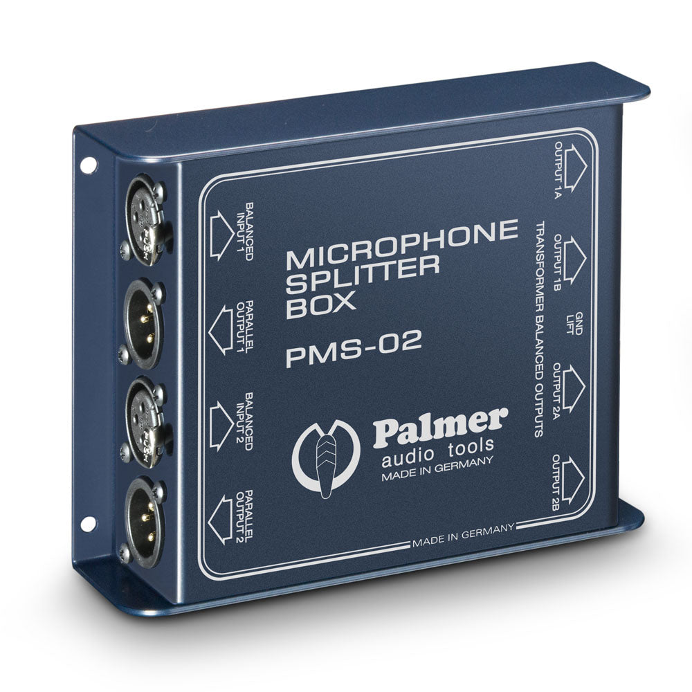 Palmer MS 02 - Mikrofon-Splitter mit zwei Kanälen