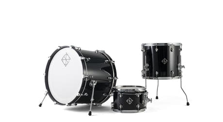 Dixon PODCSTH322-01-PB Shellset, Piano Black Hochglanz