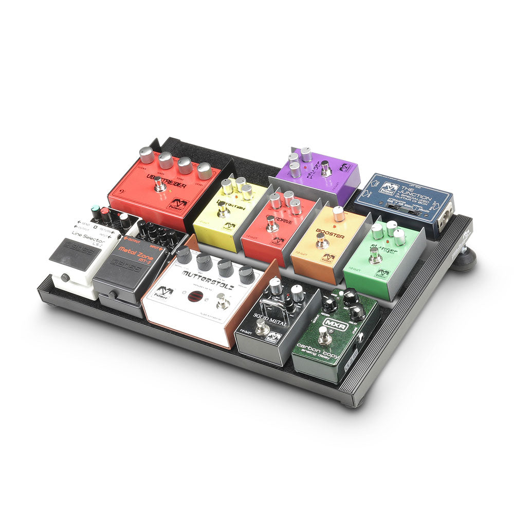 Palmer PEDALBAY® 40 - Leichtes Pedalboard mit variabler Konfiguration und schützendem Softcase, 45 cm