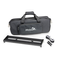 Palmer PEDALBAY® 50 S - Leichtes kompaktes Pedalboard mit schützendem Softcase, 50 cm