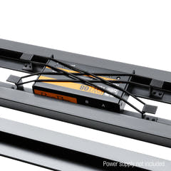 Palmer PEDALBAY® 60 L - Leichtes, verstellbares Pedalboard mit schützendem Softcase, 60 cm