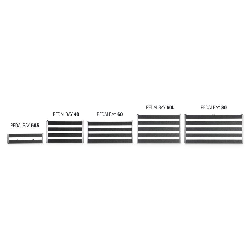 Palmer PEDALBAY® 60 - Leichtes, verstellbares Pedalboard mit schützendem Softcase, 60 cm