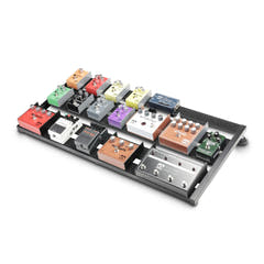 Palmer PEDALBAY® 80 - Leichtes, variables Pedalboard mit schützendem Softcase, 80 cm