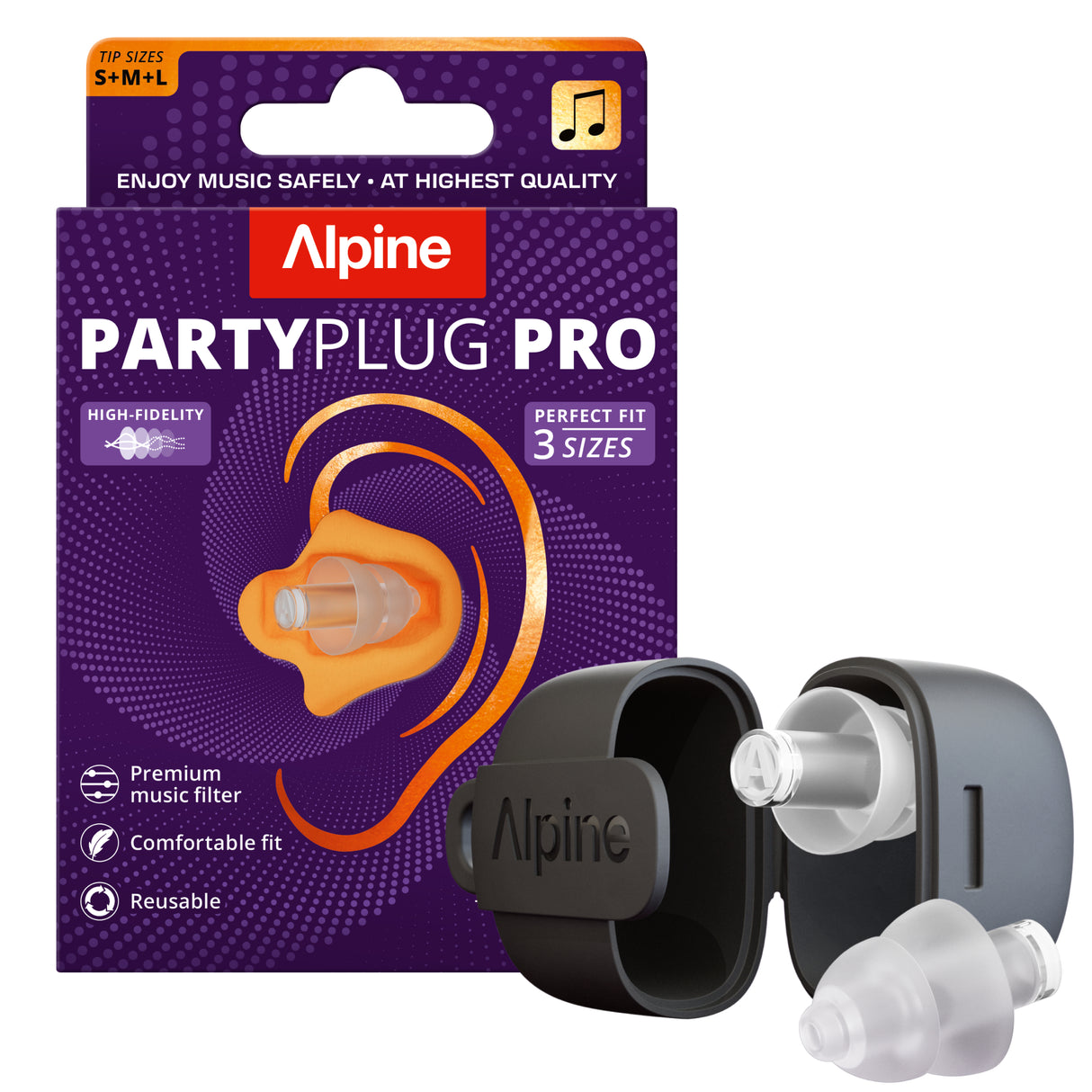 Alpine Partyplug Pro Ohrstöpsel 2025 (Transparent)