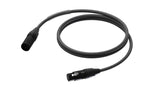 ProCab DMX/AES XLR han > XLR hun m/sort Neutrik - 3 m