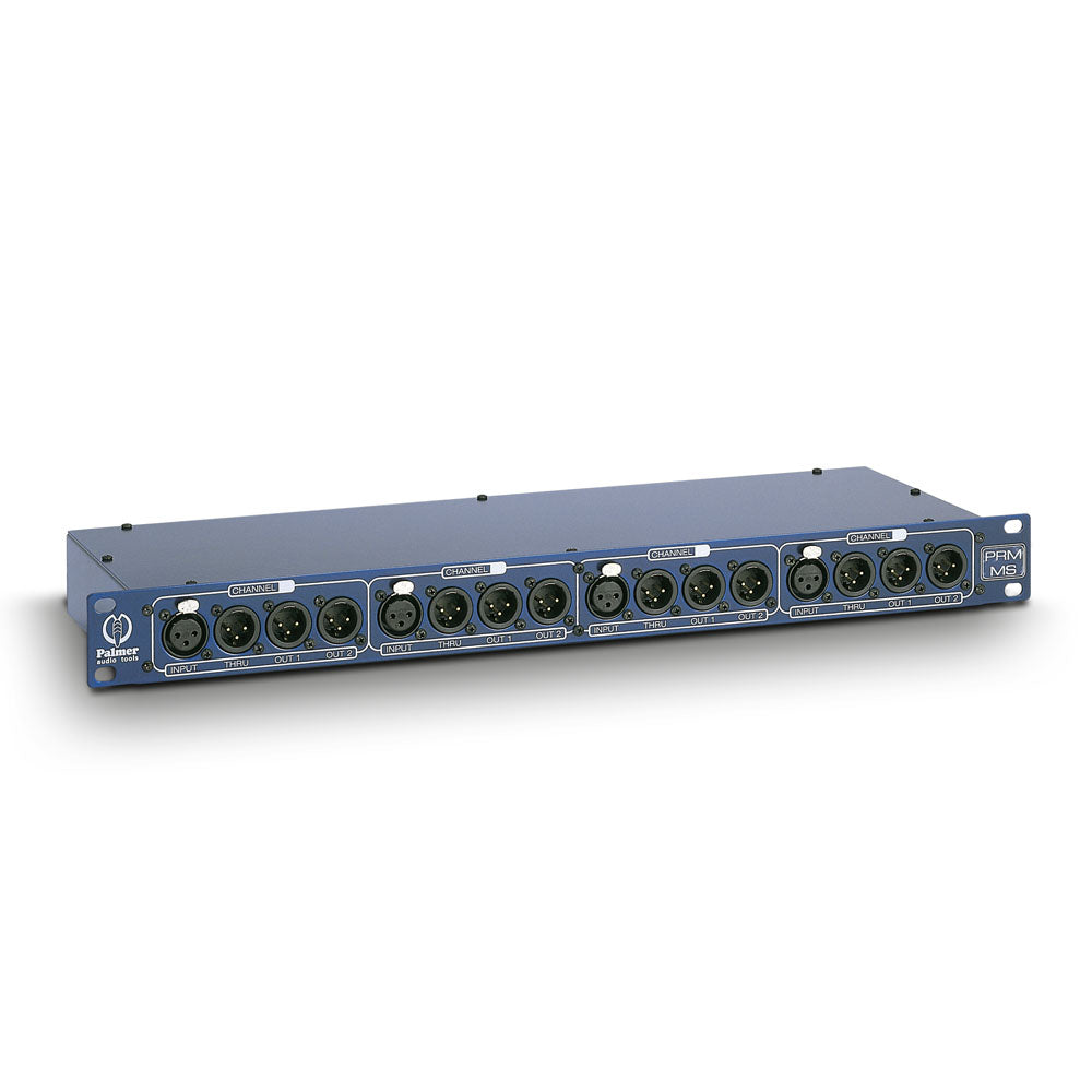 Palmer PRMMS - Mikrofon-Splitbox mit 4 Kanälen