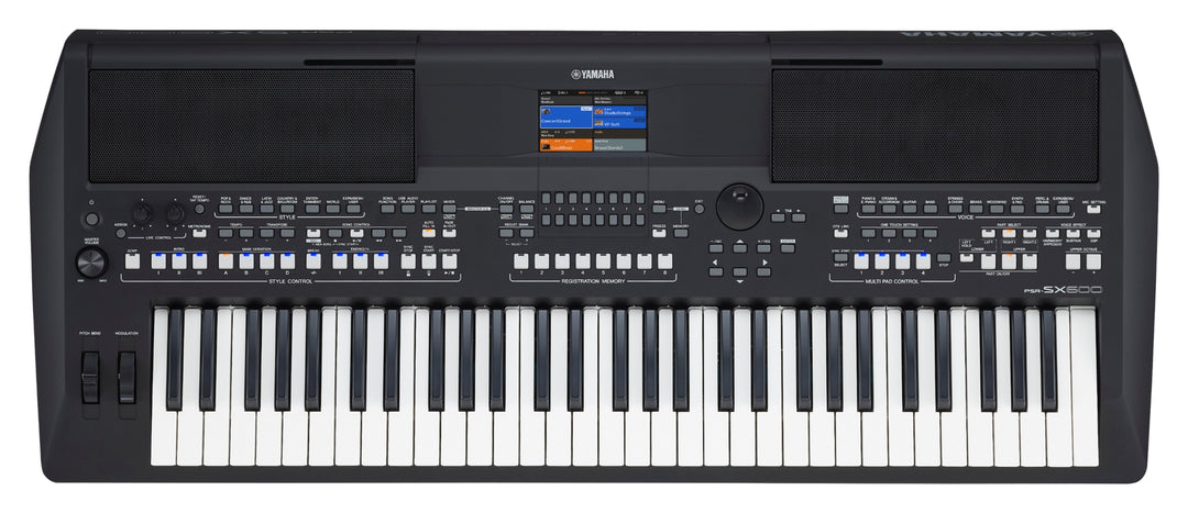 Yamaha PSR-SX600 Keyboard (Schwarz)