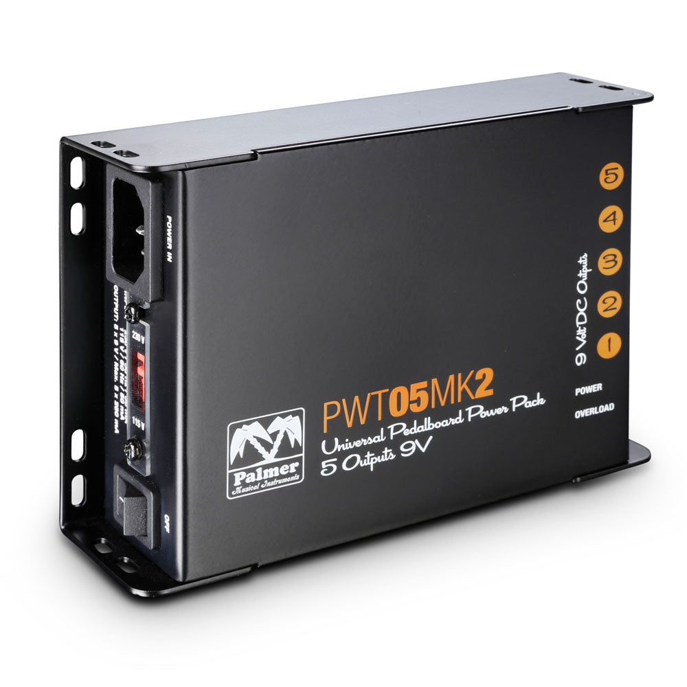 Palmer PWT 05 MK 2 – Universelles 9V Netzteil für Pedalboard mit 5 Ausgängen