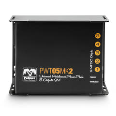 Palmer PWT 05 MK 2 – Universelles 9V Netzteil für Pedalboard mit 5 Ausgängen