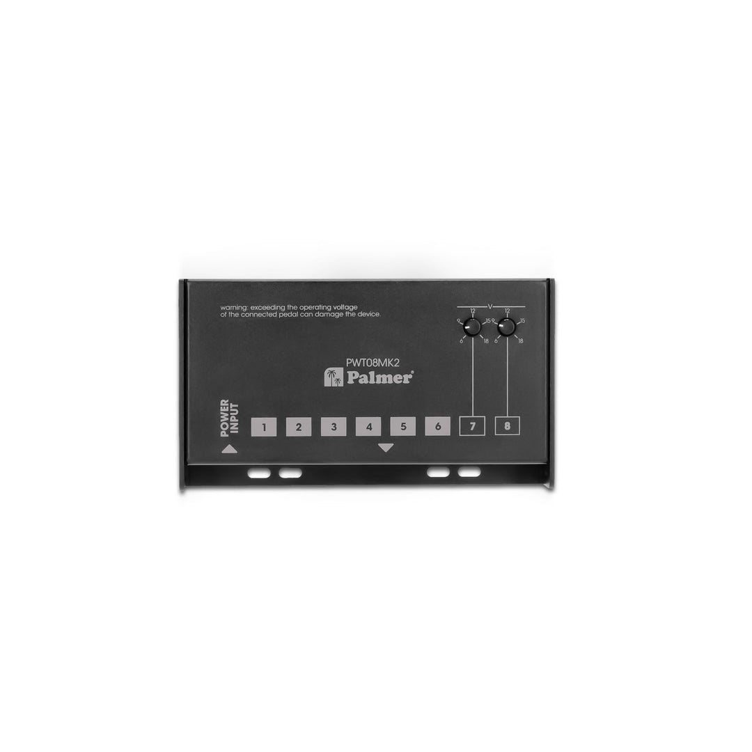 Palmer PWT 08 MK2 - Universelles 8-Ausgangs-Pedalboard-Netzteil