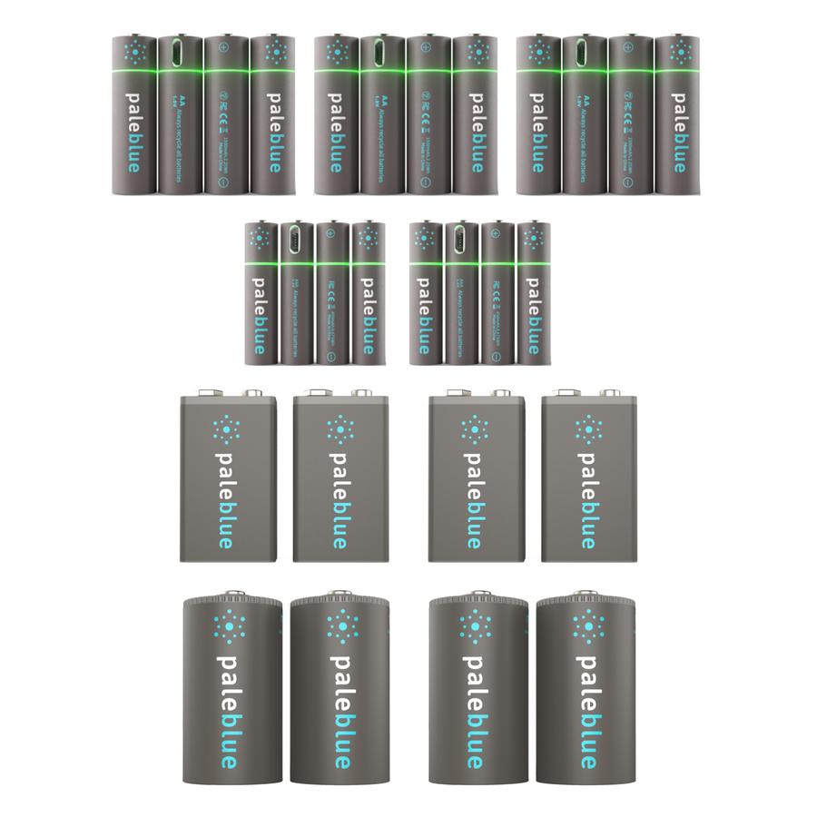 Pale Blue Home Conversion Kit 4x9V/4xD/12xAA/8xAAA