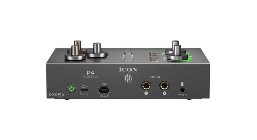 iCon Panel 4 USB-Audiointerface mit mehreren Kanälen