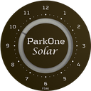 ParkOne Solar Parkuhr, Schwarz