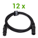 DMX Kabel Paket (12x0,5m)