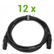 DMX-Kabel Paket (12x3m)