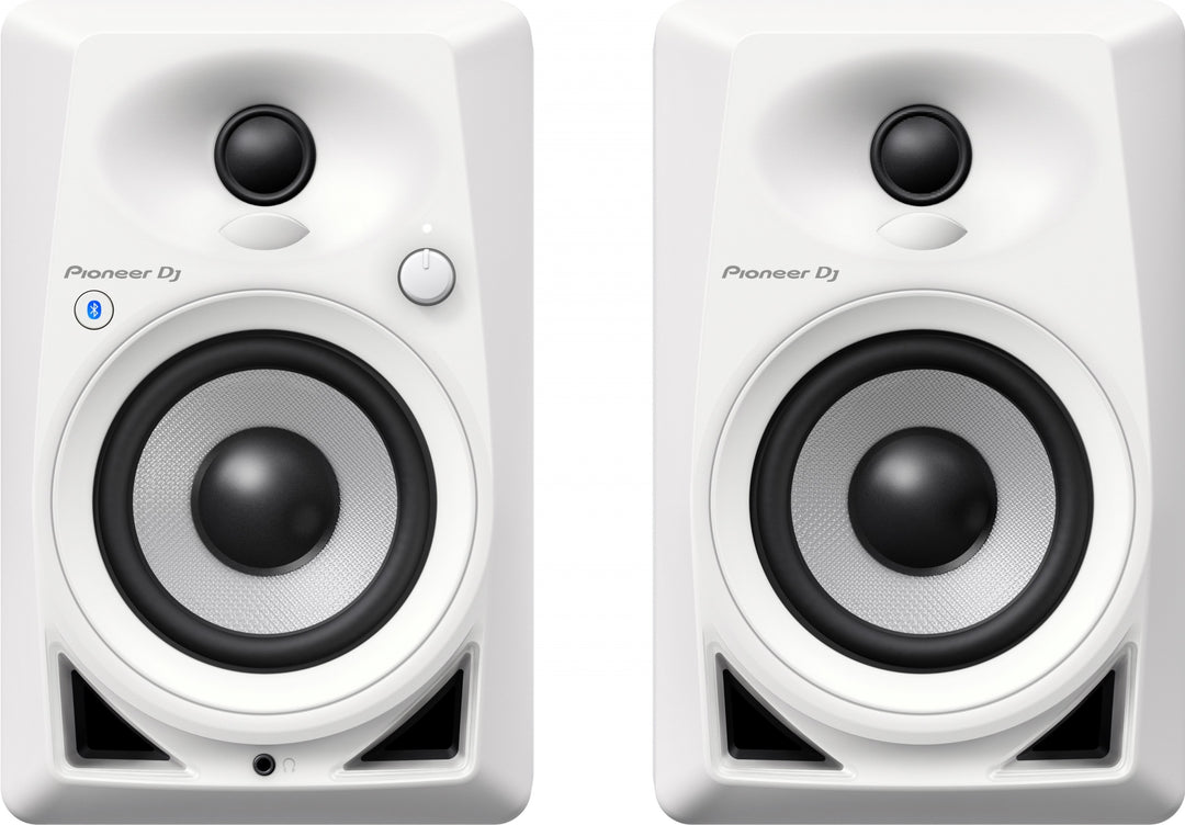 Pioneer DJ DM-40BT-W - Studiomonitore mit Bluetooth (Weiß)