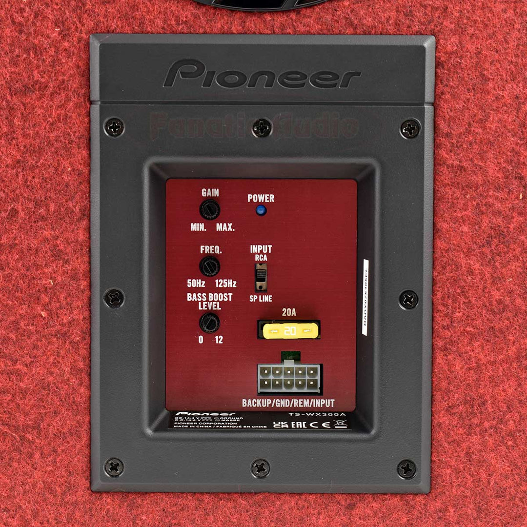 Pioneer TS-WX300A Aktiver Subwoofer mit eingebautem D-Klasse Verstärker