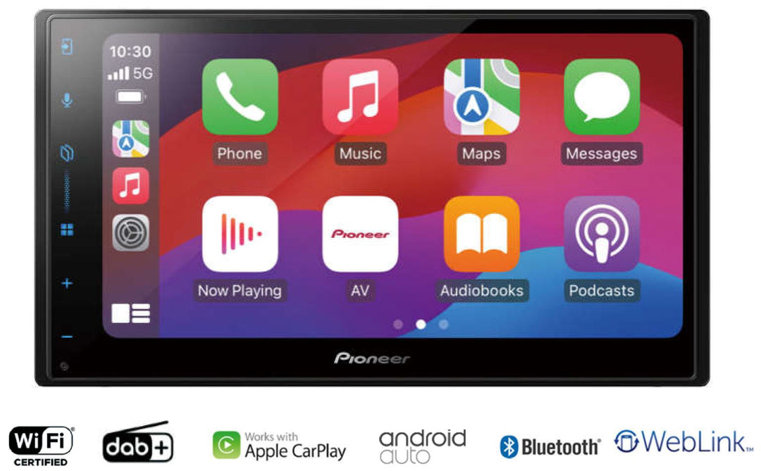 Pioneer SPH-DA77DAB/Rückfahrkamera - Kabelloses Apple CarPlay