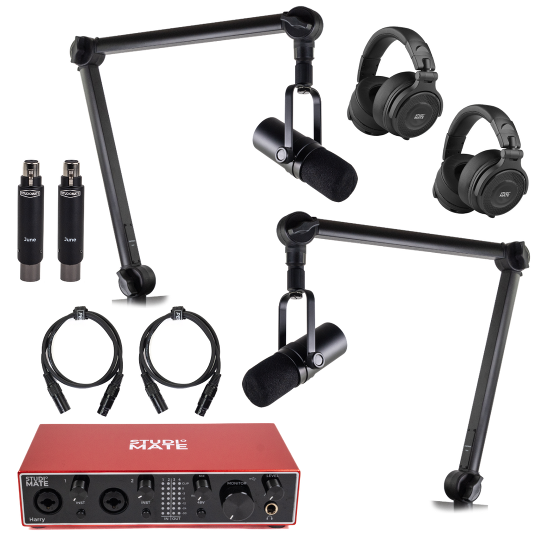 StudioMate Podcast Startpaket (2 Personen)